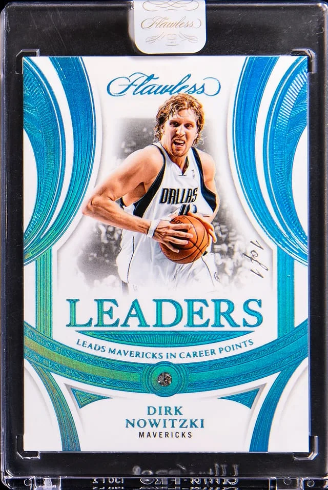 2024-25 Panini Flawless Dirk Nowitzki Platinum #166 card image