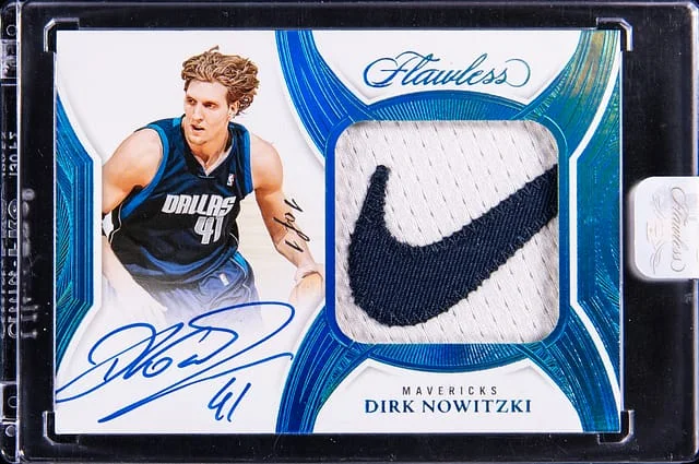 2024-25 Panini Flawless Dirk Nowitzki Brand Logo Autographs #BLA-DNW card image