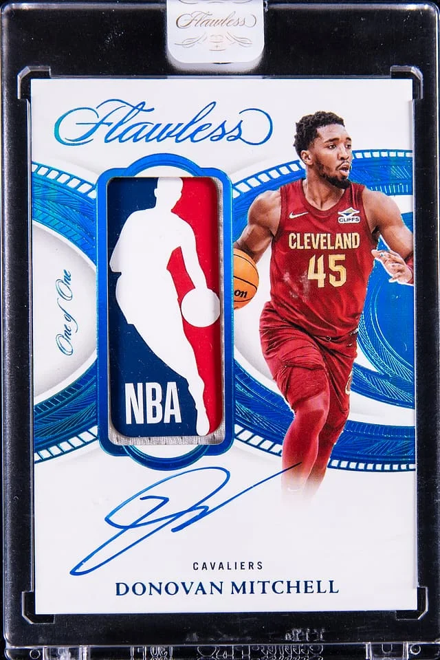 2024-25 Panini Flawless Donovan Mitchell Logoman Autographs #LGA-DMT card image