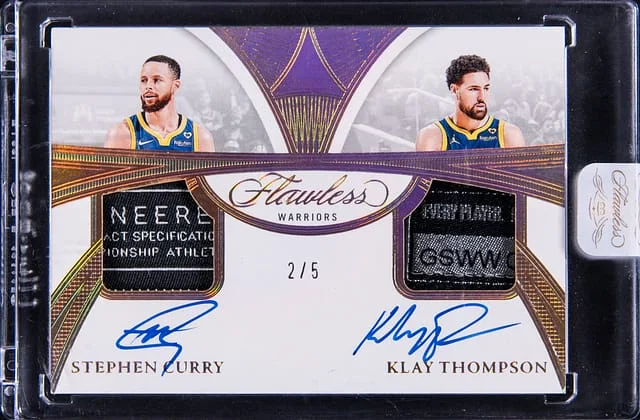 2024-25 Panini Flawless Dual Laundry #no-number card image