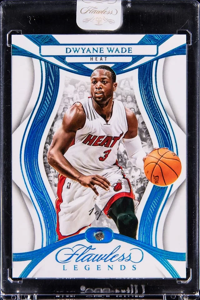 2024-25 Panini Flawless Dwyane Wade Diamond Legends Platinum #116 card image