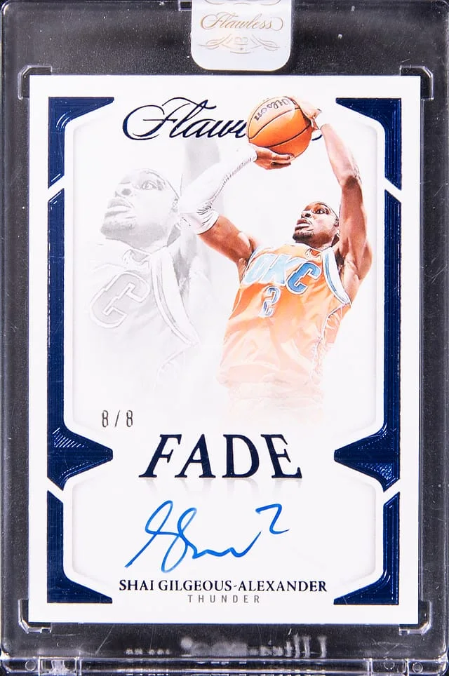 2024-25 Panini Flawless Fade Signatures Blue #FFS #no-number card image