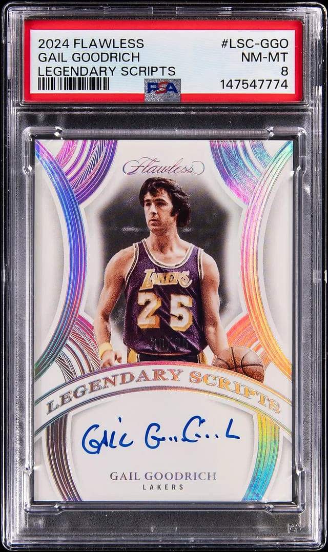 2024-25 Panini Flawless Gail Goodrich Legendary Scripts #LSC-GGO card image