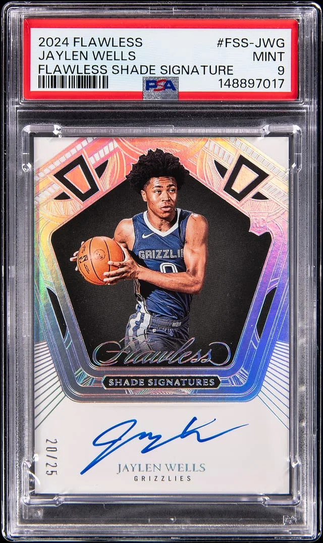 2024-25 Panini Flawless Jaylen Williams Shade Signature #FSS-JWG card image