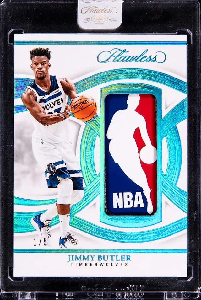 2024-25 Panini Flawless Jimmy Butler Logoman #LMG-JMB card image