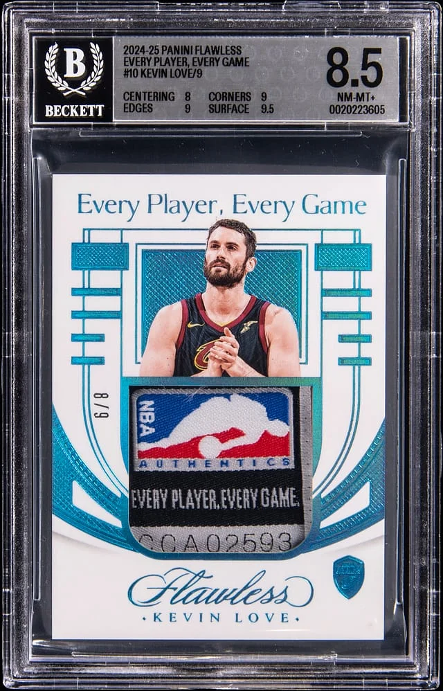 2024-25 Panini Flawless Kevin Love Every Player, Every Game #EPG-KLV card image