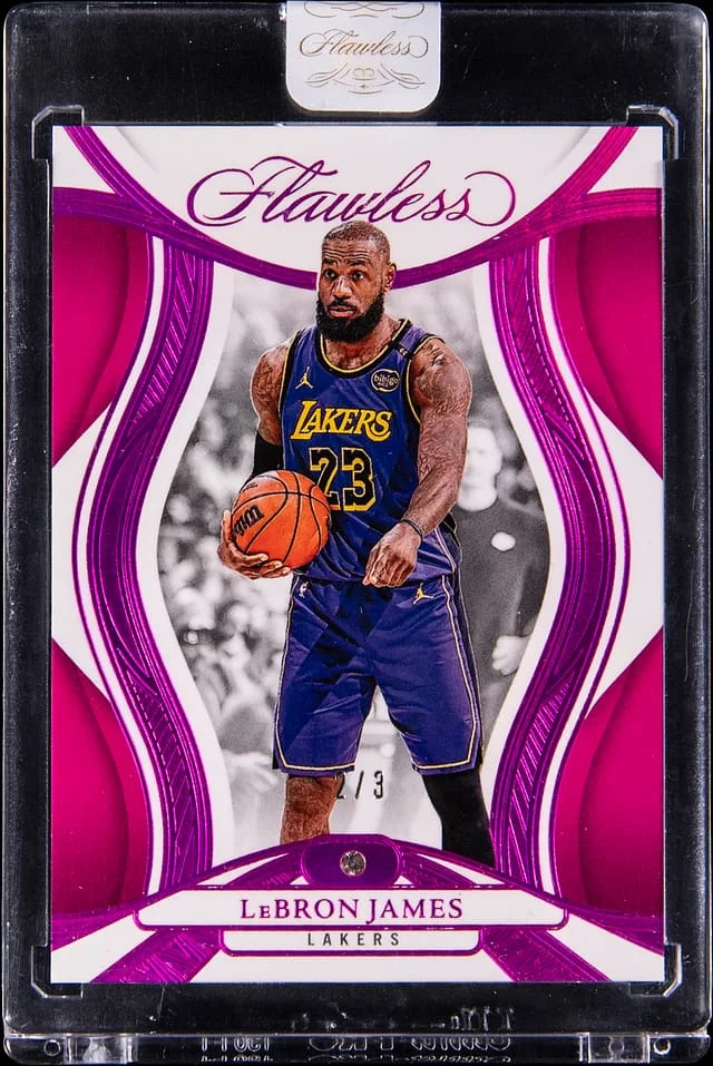 2024-25 Panini Flawless LeBron James Fuscia #39 card image