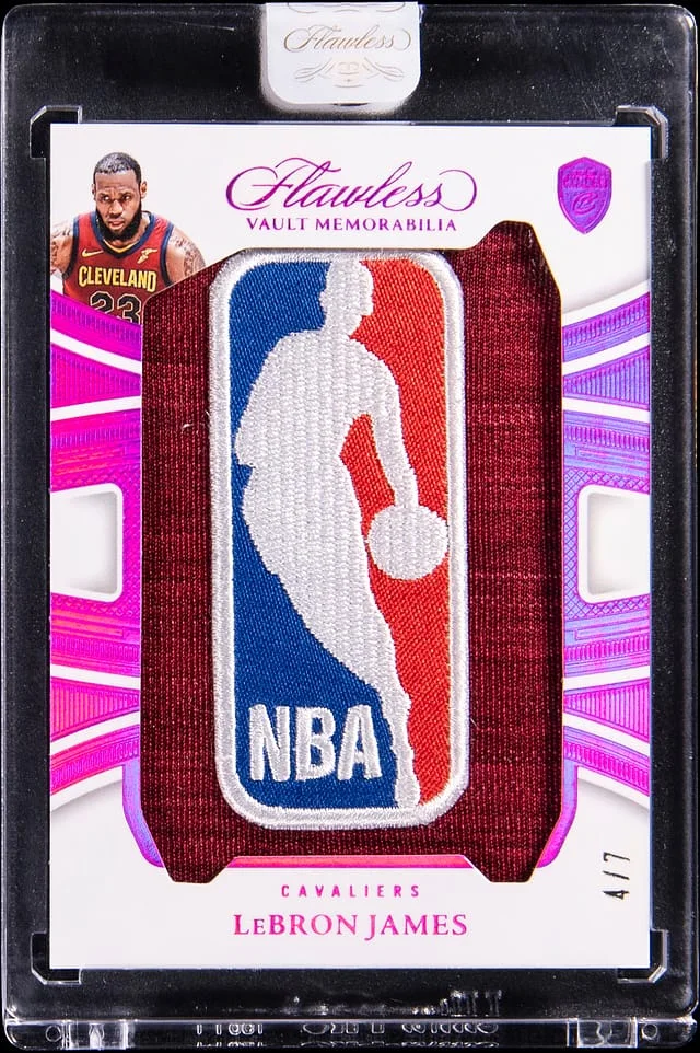 2024-25 Panini Flawless LeBron James Logoman Vault Memorabilia #FVM-LJM card image