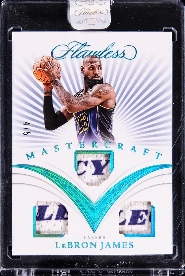 2024-25 Panini Flawless LeBron James Mastercraft #MC-LBJ card image