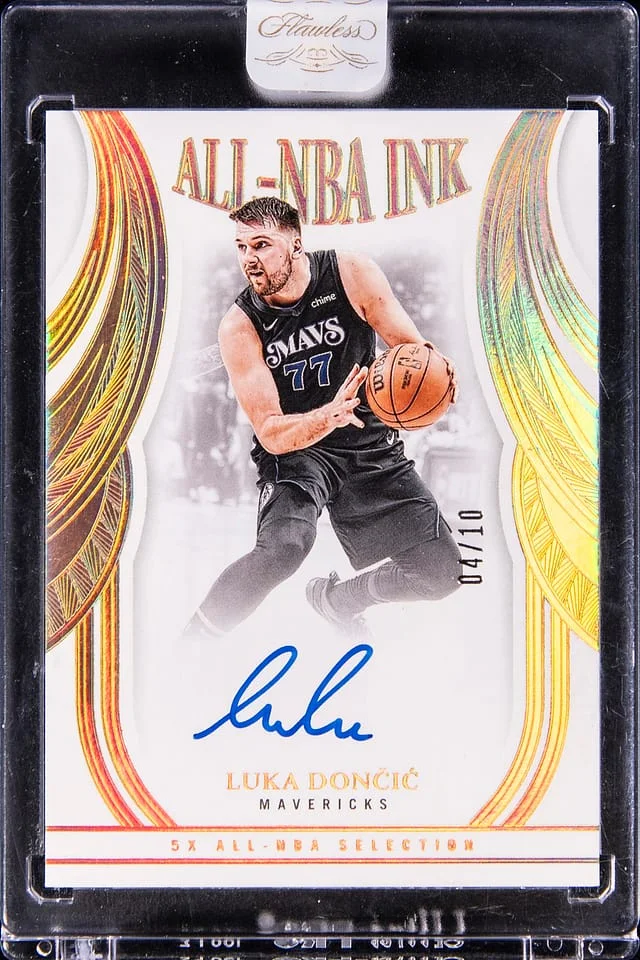 2024-25 Panini Flawless Luka Doncic All-Star Ink Gold #ANB-LUD card image