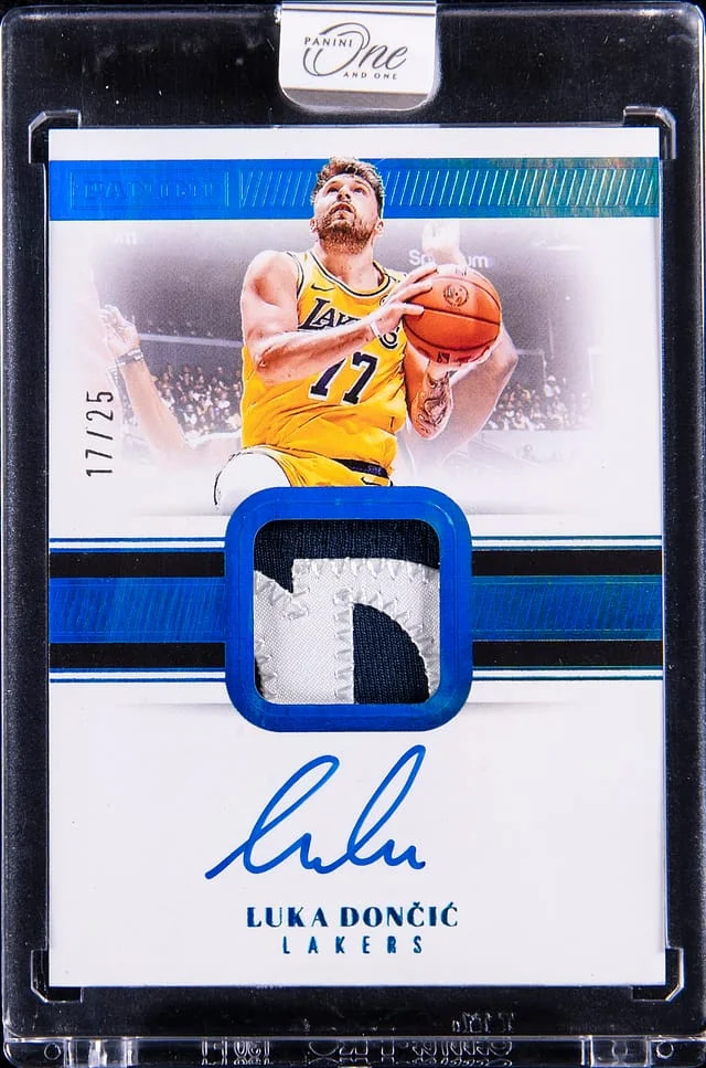 2024-25 Panini Flawless Luka Doncic Patch Autographs #PA-LKD card image