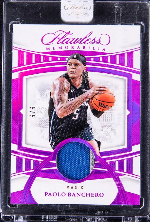 2024-25 Panini Flawless Paolo Banchero Flawless Memorabilia #FM-PBC card image