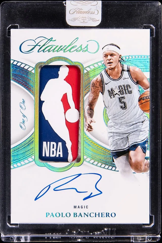 2024-25 Panini Flawless Paolo Banchero Logoman Autographs #LGA-PBA card image