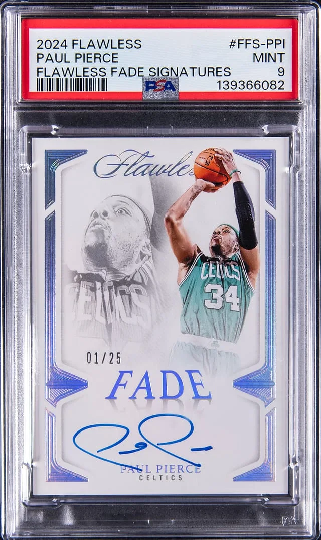 2024-25 Panini Flawless Paul Pierce Flawless Fade Signatures #FFS-PPI card image