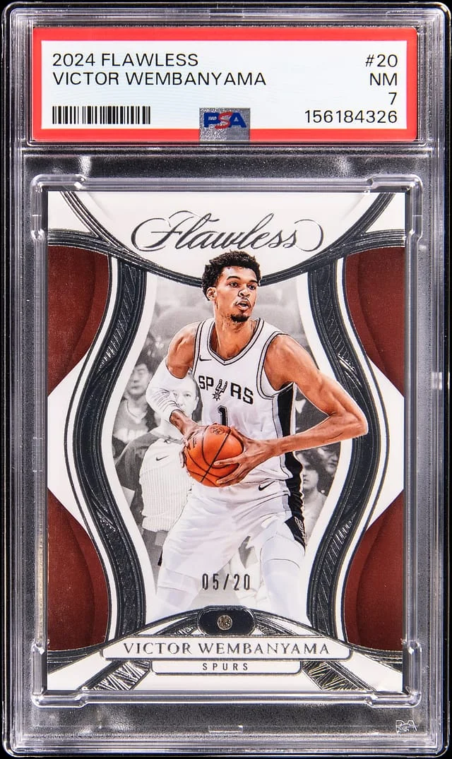 2024-25 Panini Flawless Victor Wembanyama Diamond #20 card image