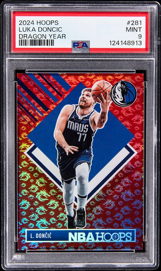 2024-25 Panini Hoops Luka Doncic Dragon Year #281 card image