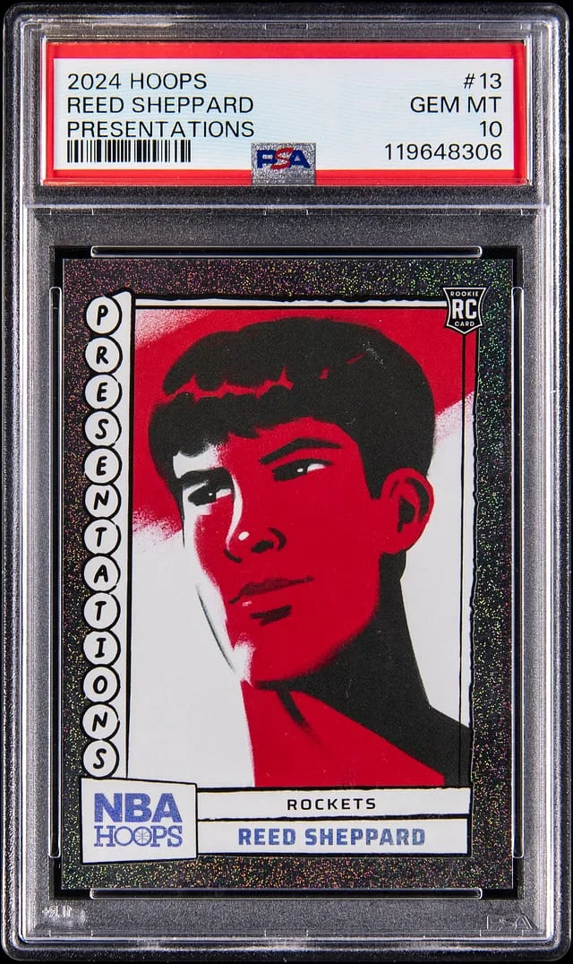 2024-25 Panini Hoops Reed Sheppard Presentations #13 card image