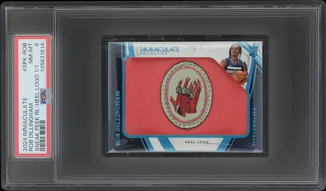 2024-25 Panini Immaculate Collection Rob Dillingham Sneak Peek Relics Heel Logo #SPK-ROB card image