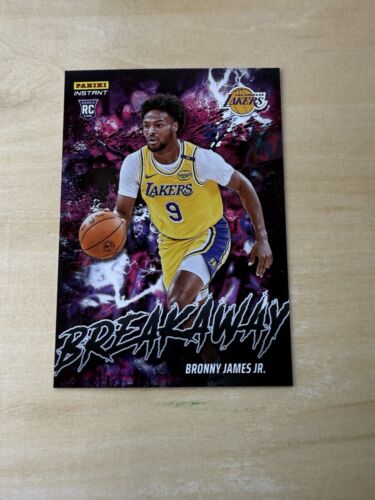 2024-25 Panini Instant NBA Breakaway Bronny James #B13 card image