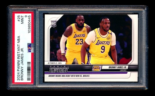 2024-25 Panini Instant NBA Bronny James #26 card image