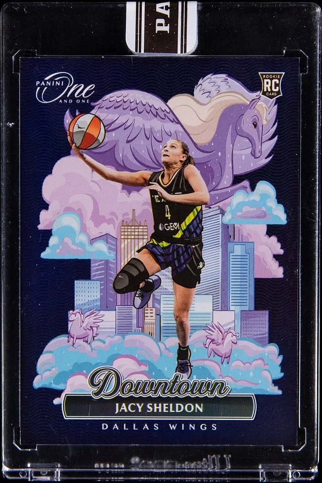 2024-25 Panini Jacy Sheldon - Panini Encased Instant WNBA Downtown #6 card image