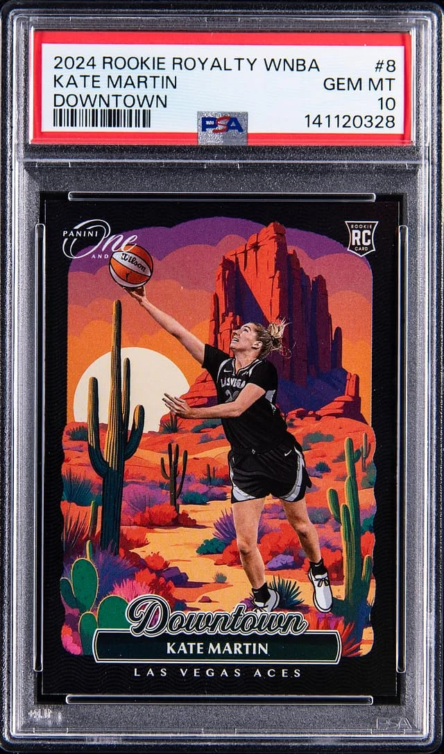 2024-25 Panini Kate Martin Instant Royalty WNBA Downtown #8 card image