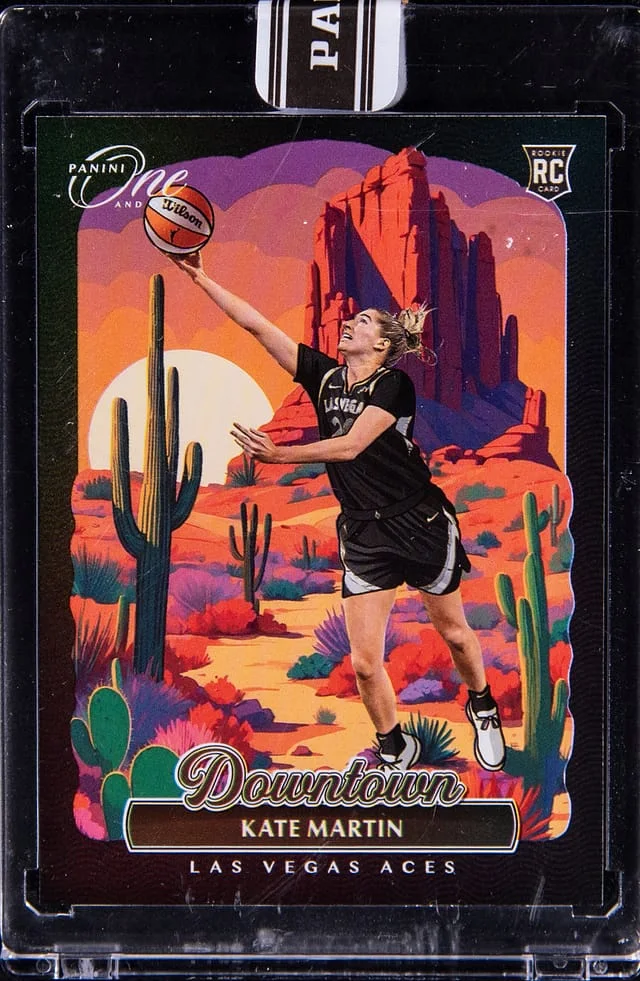 2024-25 Panini Katie Martin - Panini Encased Instant Royalty WNBA One and One Downtown #8 card image