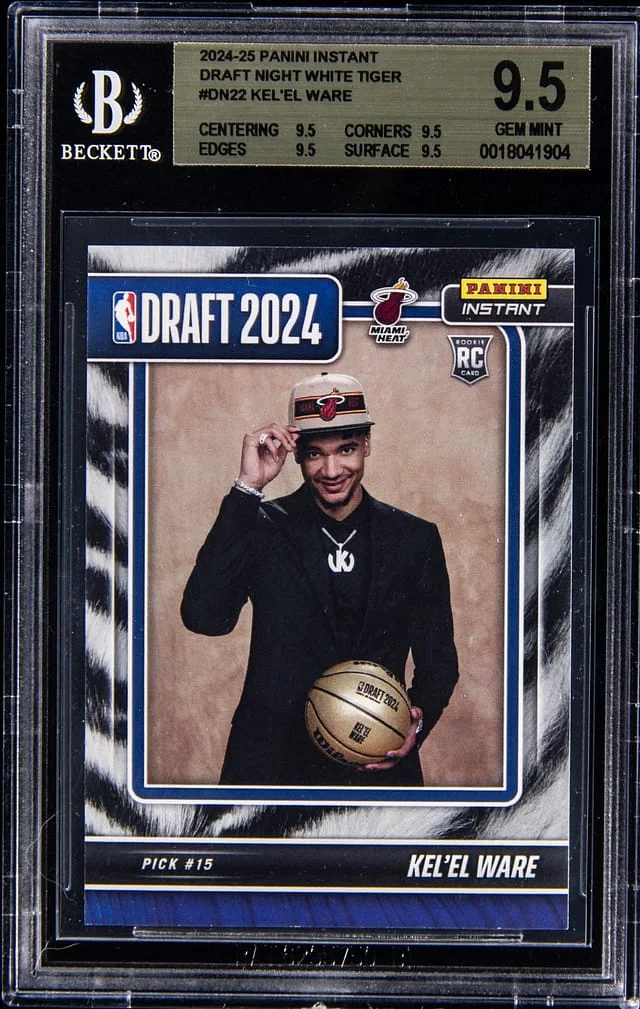 2024-25 Panini Kel'el Ware Instant Draft Night White Tiger #DN22 card image