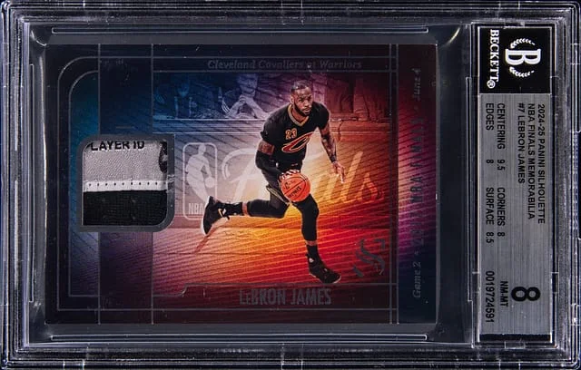 2024-25 Panini LeBron James Silhouette NBA Finals Memorabilia #FM-LJM card image