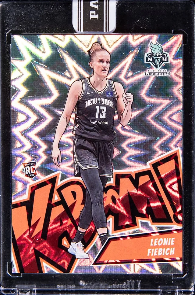 2024-25 Panini Leonie Fiebich - Panini Encased Instant Kaboom! #10 card image