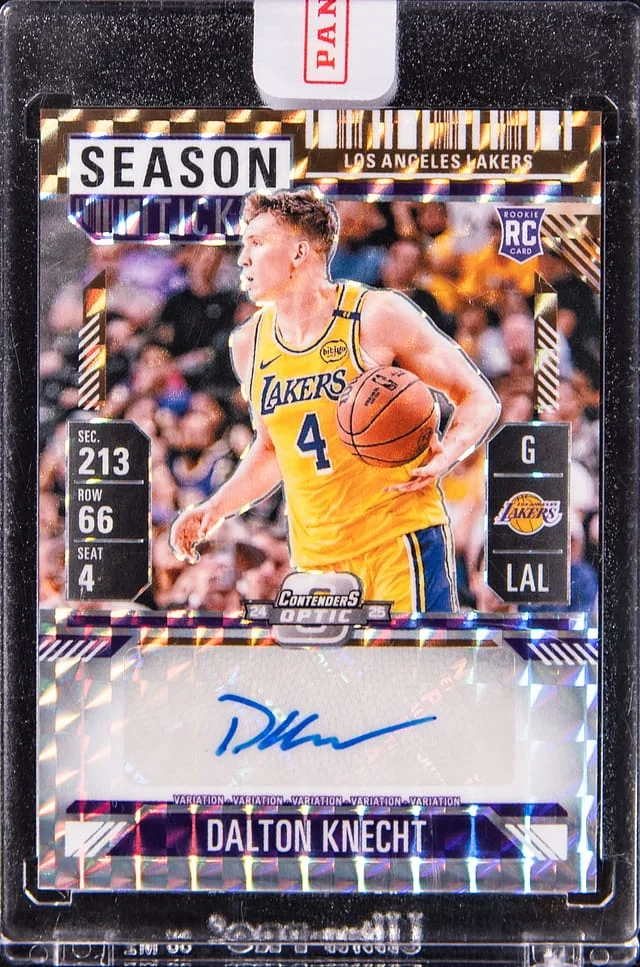 2024-25 Panini Mosaic Dalton Knecht Season Ticket #RVT-KNE card image