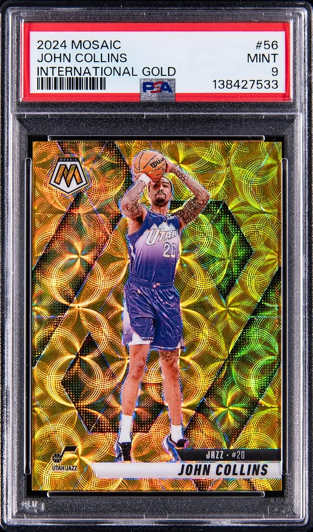 2024-25 Panini Mosaic John Collins International Gold #56 card image