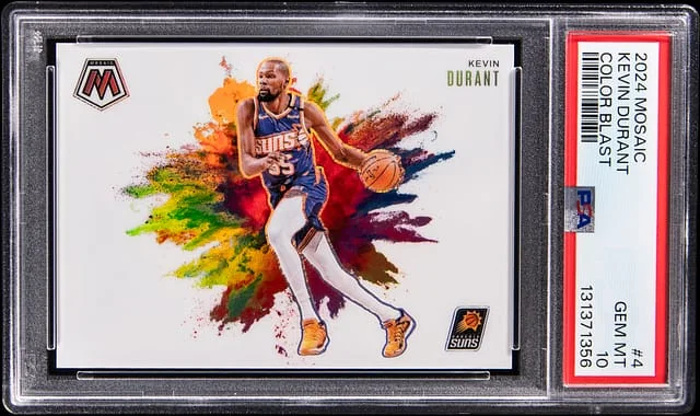 2024-25 Panini Mosaic Kevin Durant Color Blast #4 card image