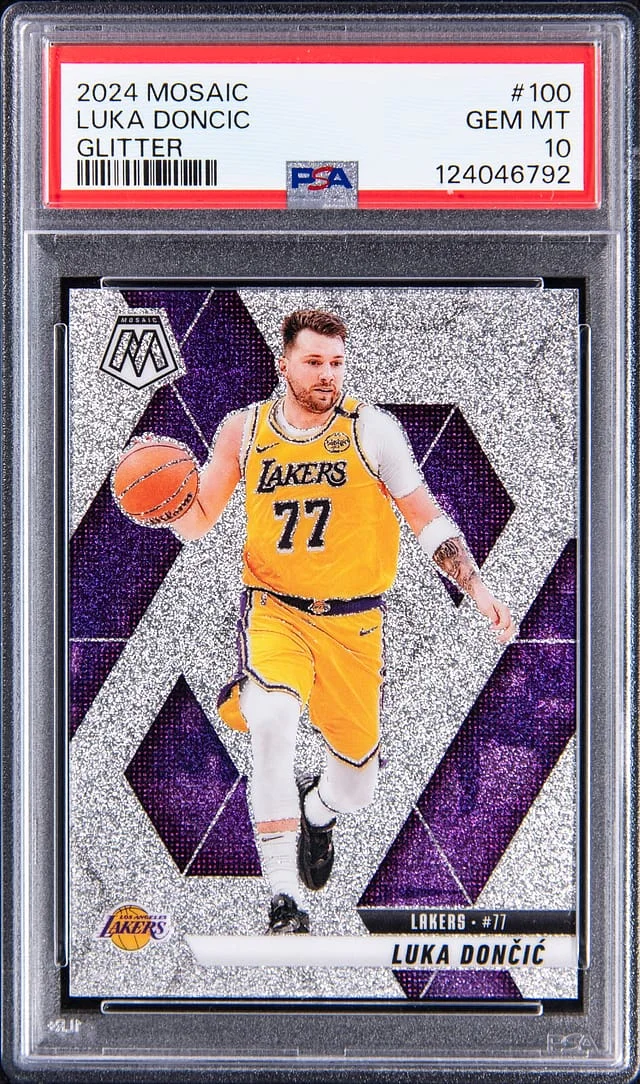 2024-25 Panini Mosaic Luka Doncic Genesis #100 card image