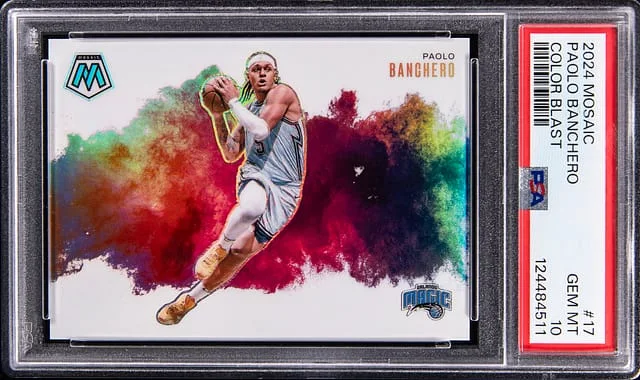 2024-25 Panini Mosaic Paolo Banchero Color Blast #17 card image