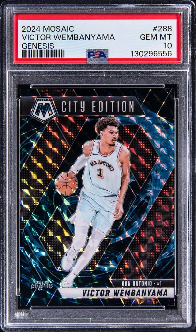 2024-25 Panini Mosaic Victor Wembanyama Genesis #288 card image
