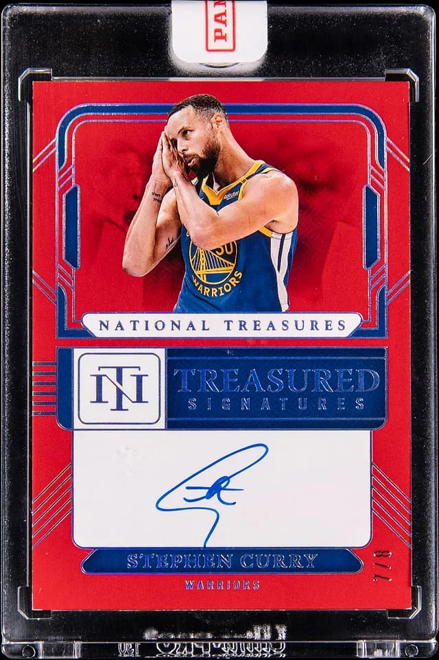2024-25 Panini National Treasures Stephen Curry Treasured Signatures #TS-CUR card image