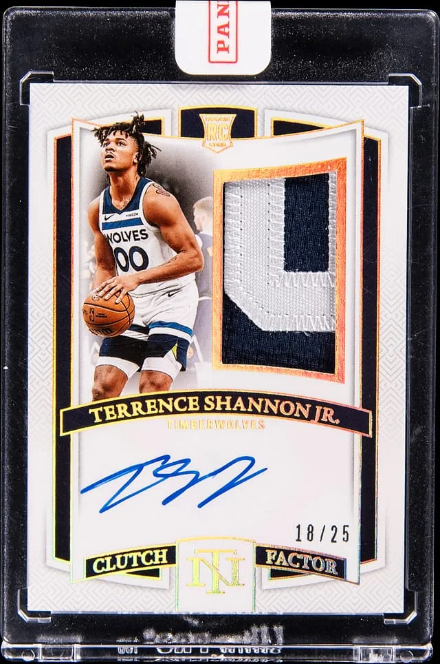2024-25 Panini National Treasures Terrence Shannon Jr. Clutch Factor #CFS-TSJ card image