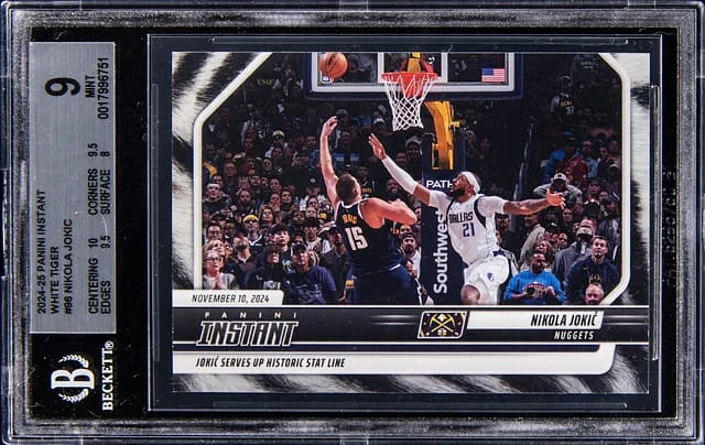 2024-25 Panini Nikola Jokic Instant White Tiger #96 card image