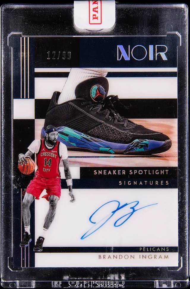 2024-25 Panini Noir Brandon Ingram Sneaker Spotlight Signatures #SSS-BIG card image