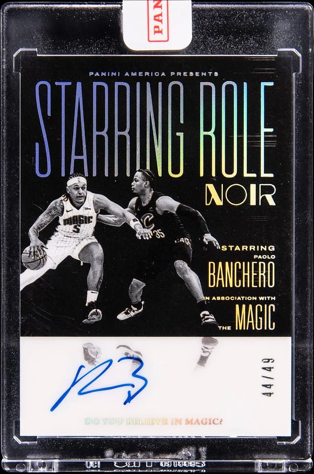 2024-25 Panini Noir Paolo Banchero Starring Role #SRL-PBA card image