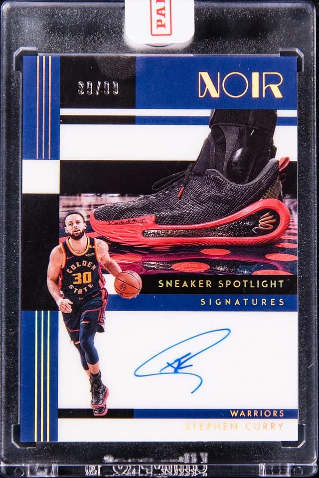 2024-25 Panini Noir Sneaker Spotlight SSS-SCU Stephen Curry #no-number card image