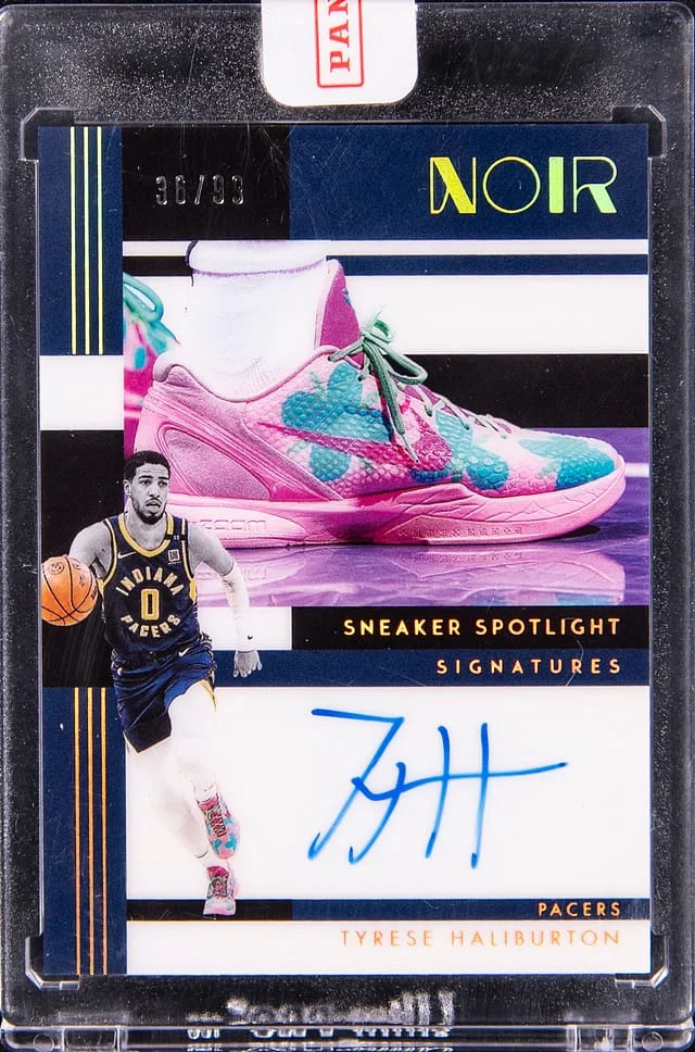 2024-25 Panini Noir Tyrese Haliburton Sneaker Spotlight #SSS-TYH card image