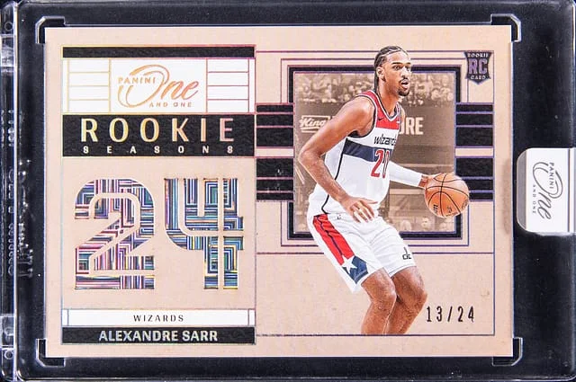 2024-25 Panini One and One Alexandre Sarr - Panini Encased Seasons 24 #10 card image