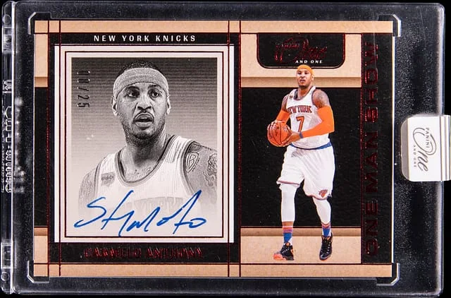 2024-25 Panini One and One Carmelo Anthony One Man Show #OMS-ANT card image