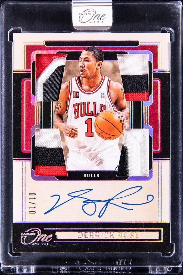 2024-25 Panini One and One Derrick Rose #QPA-ROS card image