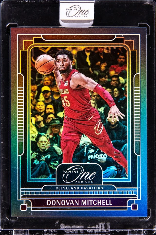 2024-25 Panini One and One Donovan Mitchell - Panini Encased #24 card image