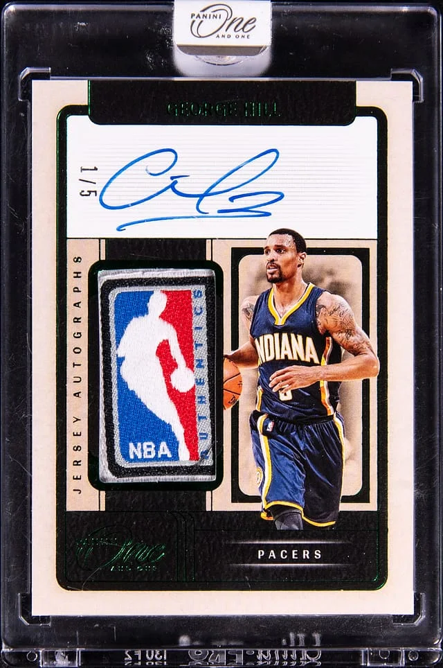 2024-25 Panini One and One George Hill Jersey Autographs #JA-HIL card image
