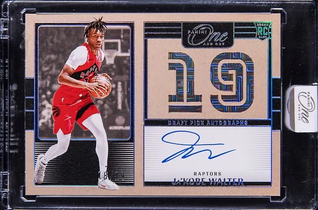 2024-25 Panini One and One Ja'Kobe Walter Draft Pick Autographs #ODP-WAL card image