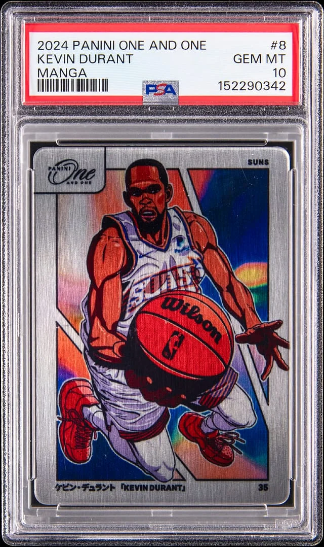 2024-25 Panini One and One Kevin Durant Manga #8 card image